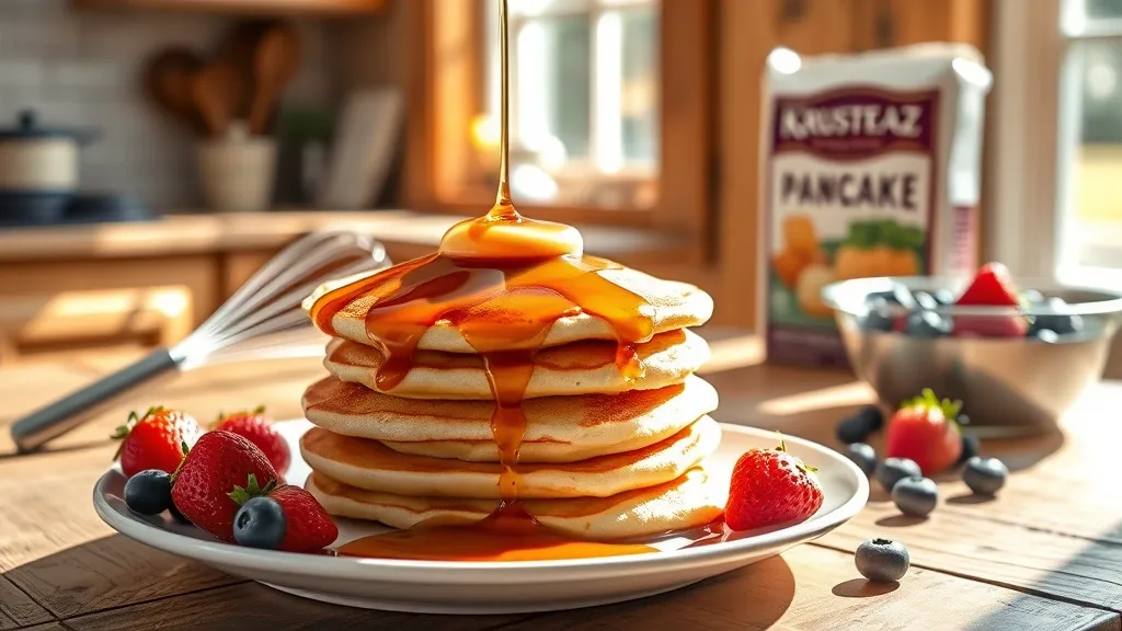 Fluffy Mornings Made Easy: Whip Up Delicious Pancakes with Krusteaz Pancake Mix